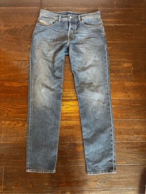 Diesel Men's Blue Denim Jeans